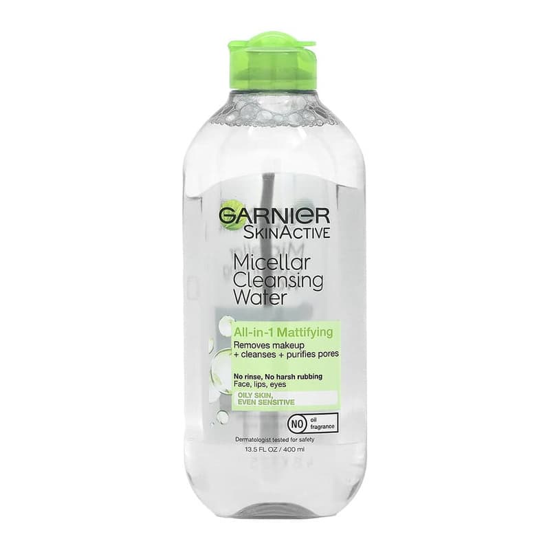 SkinActive, Micellar Cleansing Water, All-In-1 Mattifying