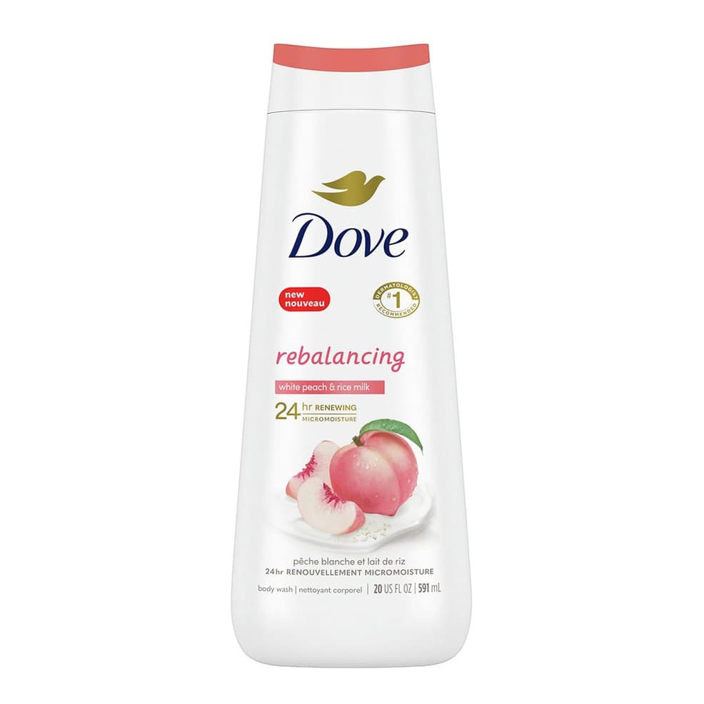 Body Wash, Rebalancing White Peach & Rice Milk