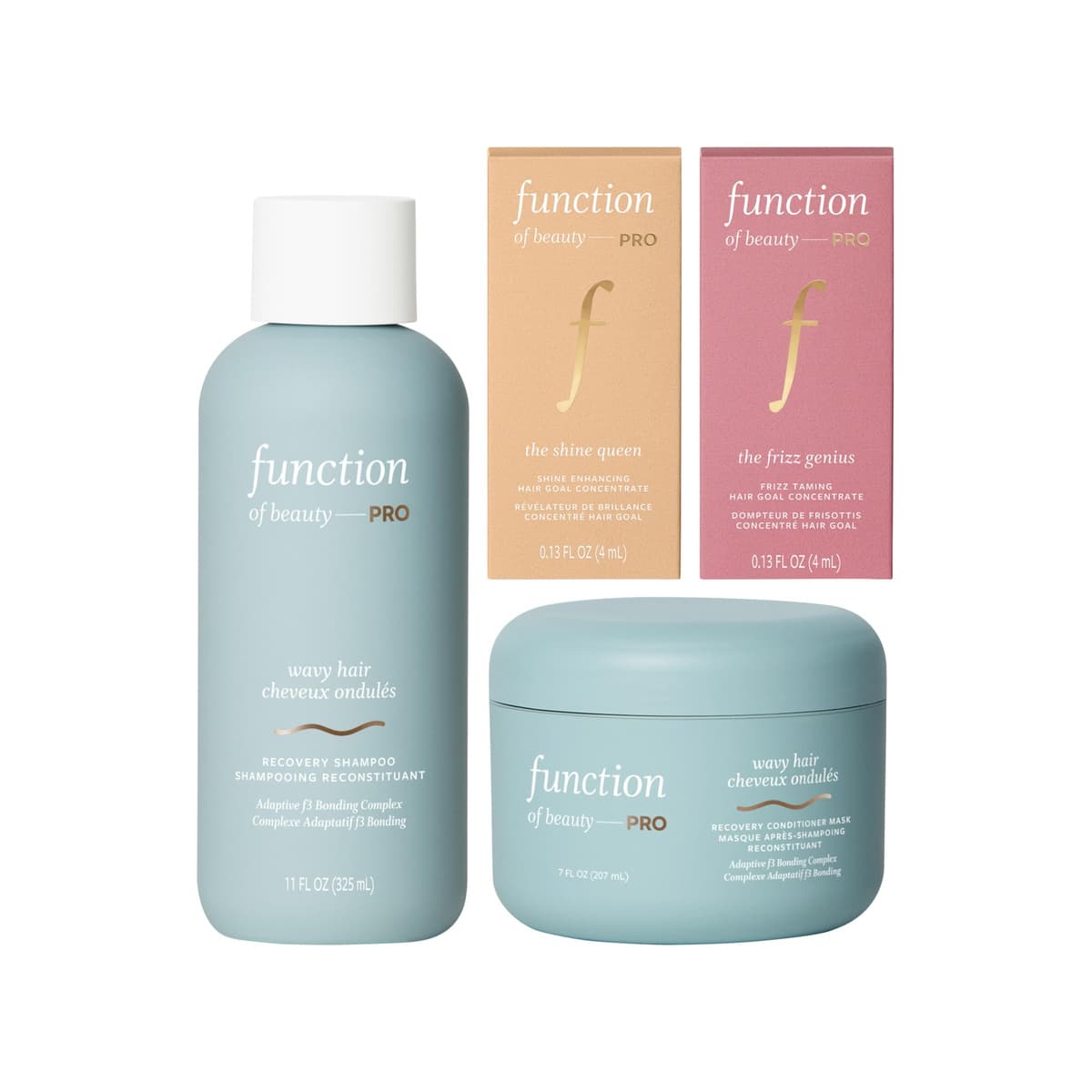 Wavy Shampoo & Mask Value Set with Anti Frizz and Shine Boosters