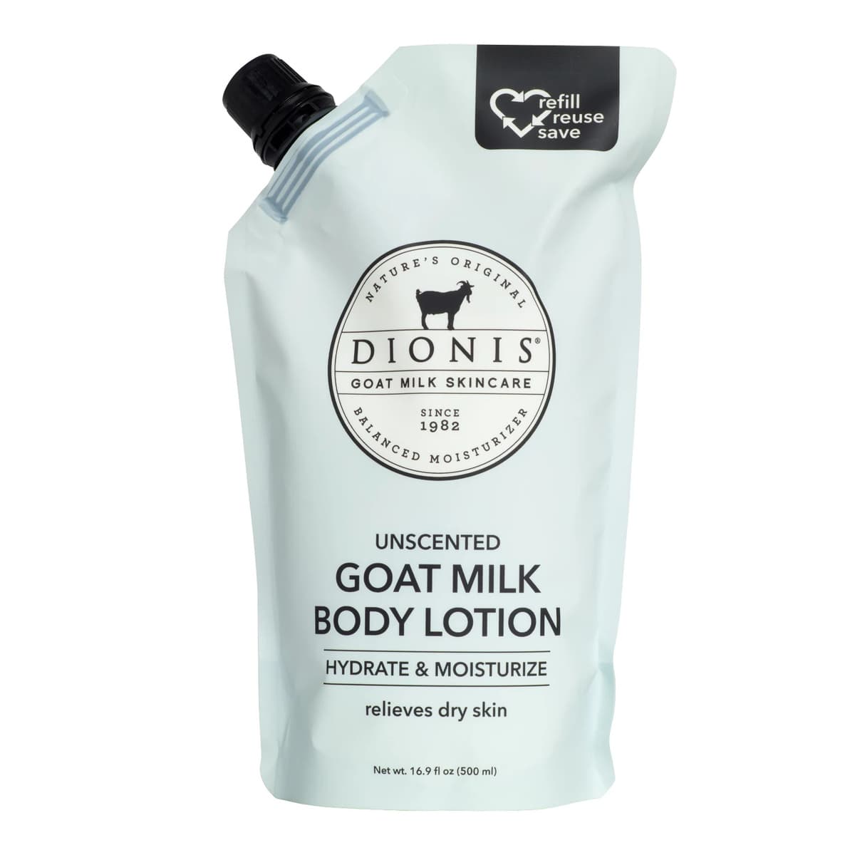 Dionis Goat Milk Body Lotion Refill Pouch Unscented