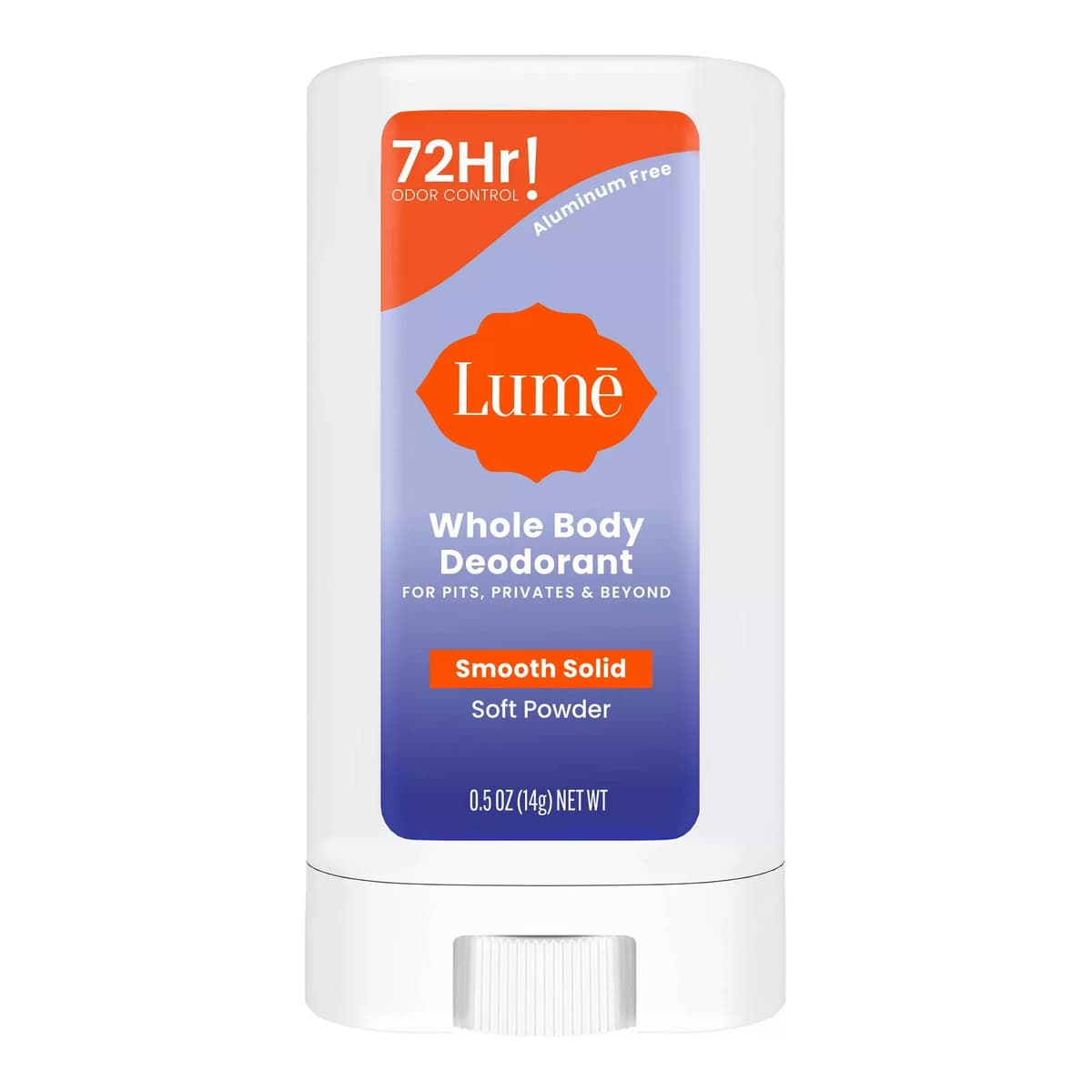 Whole Body Women's Deodorant - Mini Smooth Solid Stick - Aluminum Free - Soft Powder Scent - Trial Size