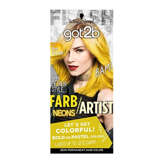 got2b Hair Color Cream 107 Neon Yellow