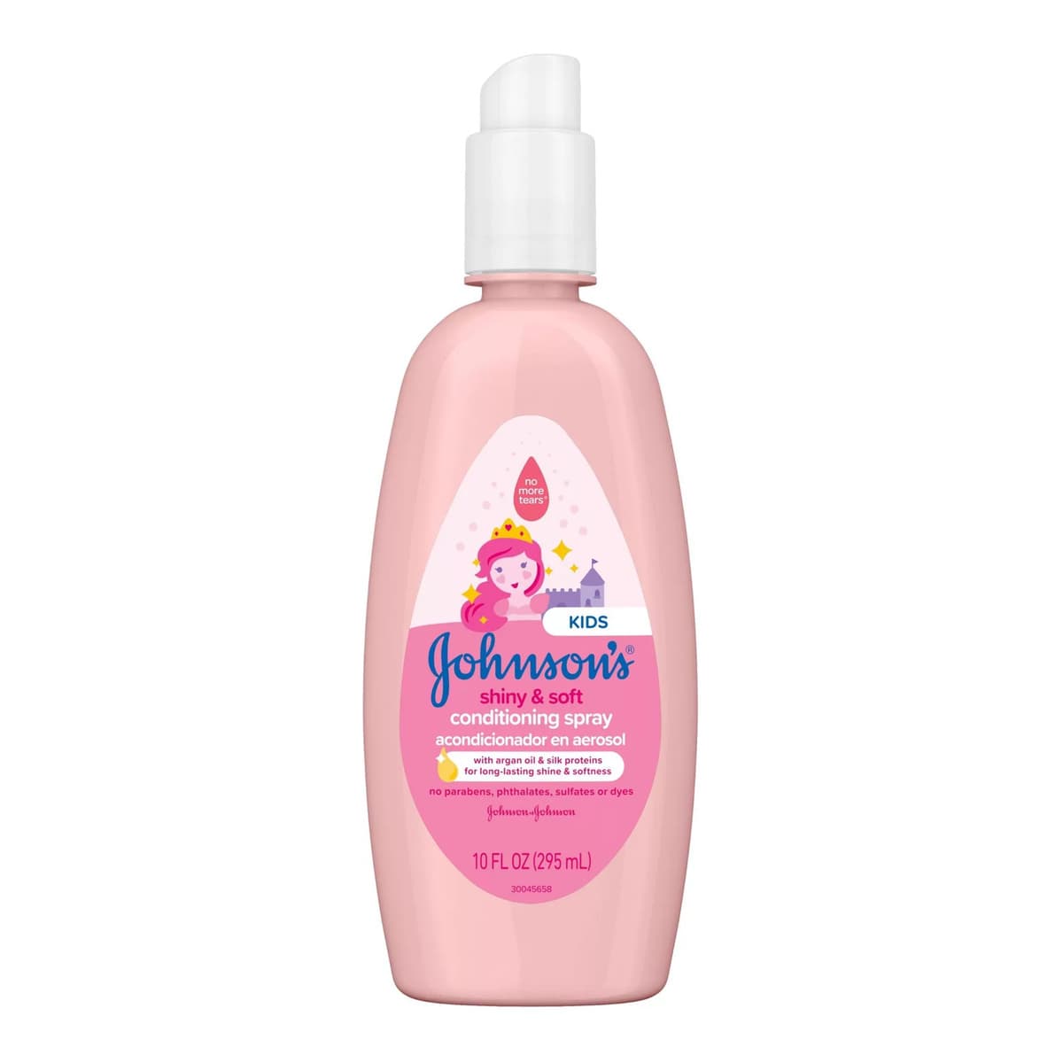 Shiny & Soft Kids' Hair Conditioning Spray, Argan Oil & Silk Proteins, for Toddlers' Hair