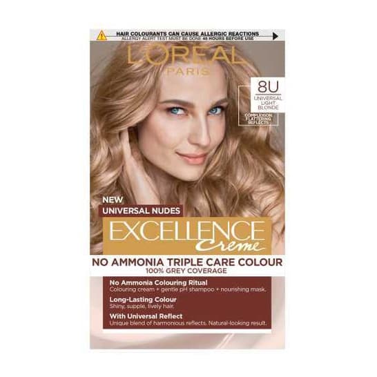 Excellence Crème Universal Nudes 8U Blonde Hair Dye