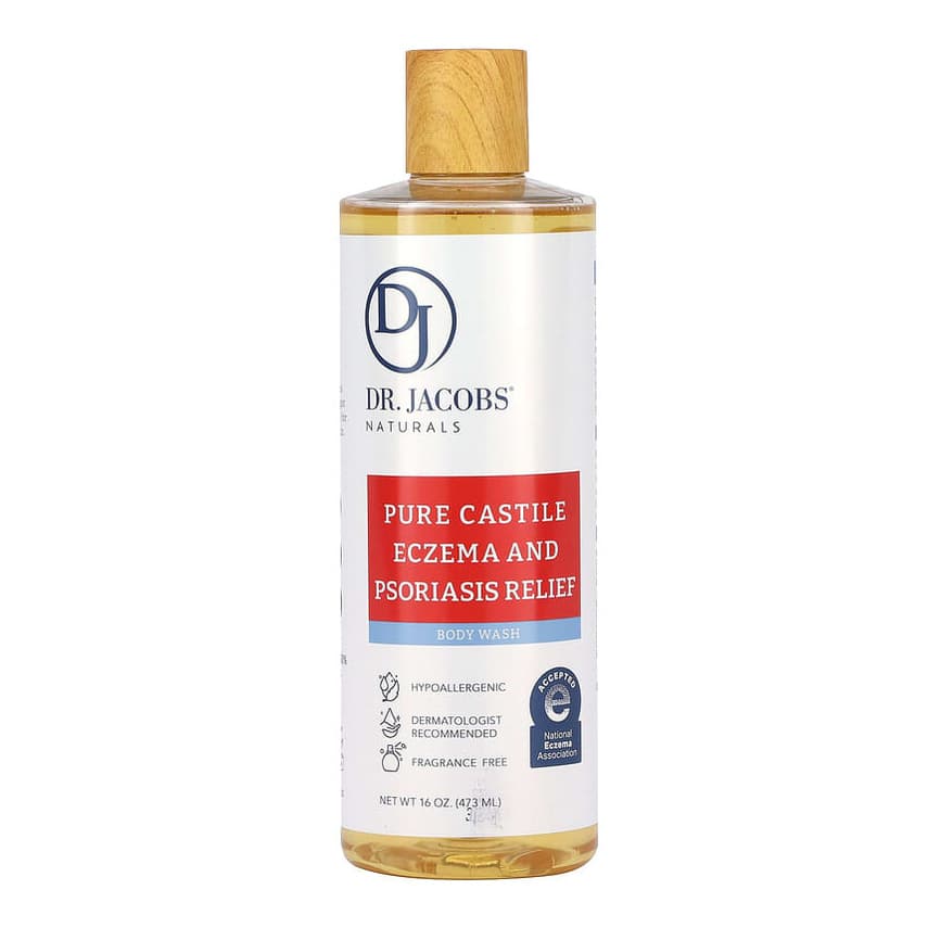 Pure Castile Eczema and Psoriasis Relief Body Wash