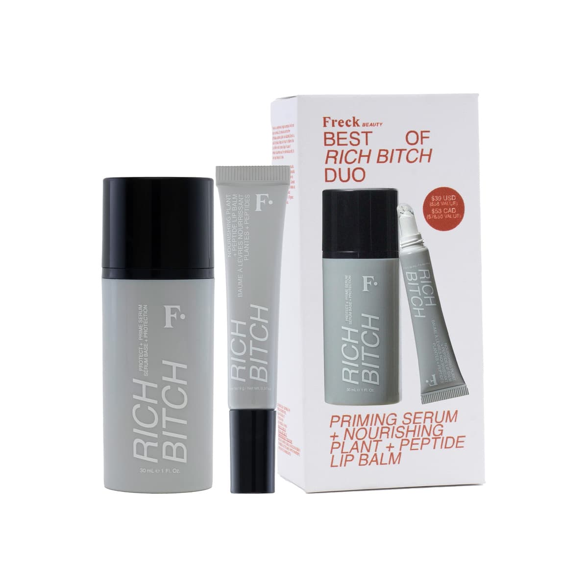 Best of Rich Bitch Primer and Lip Balm Set