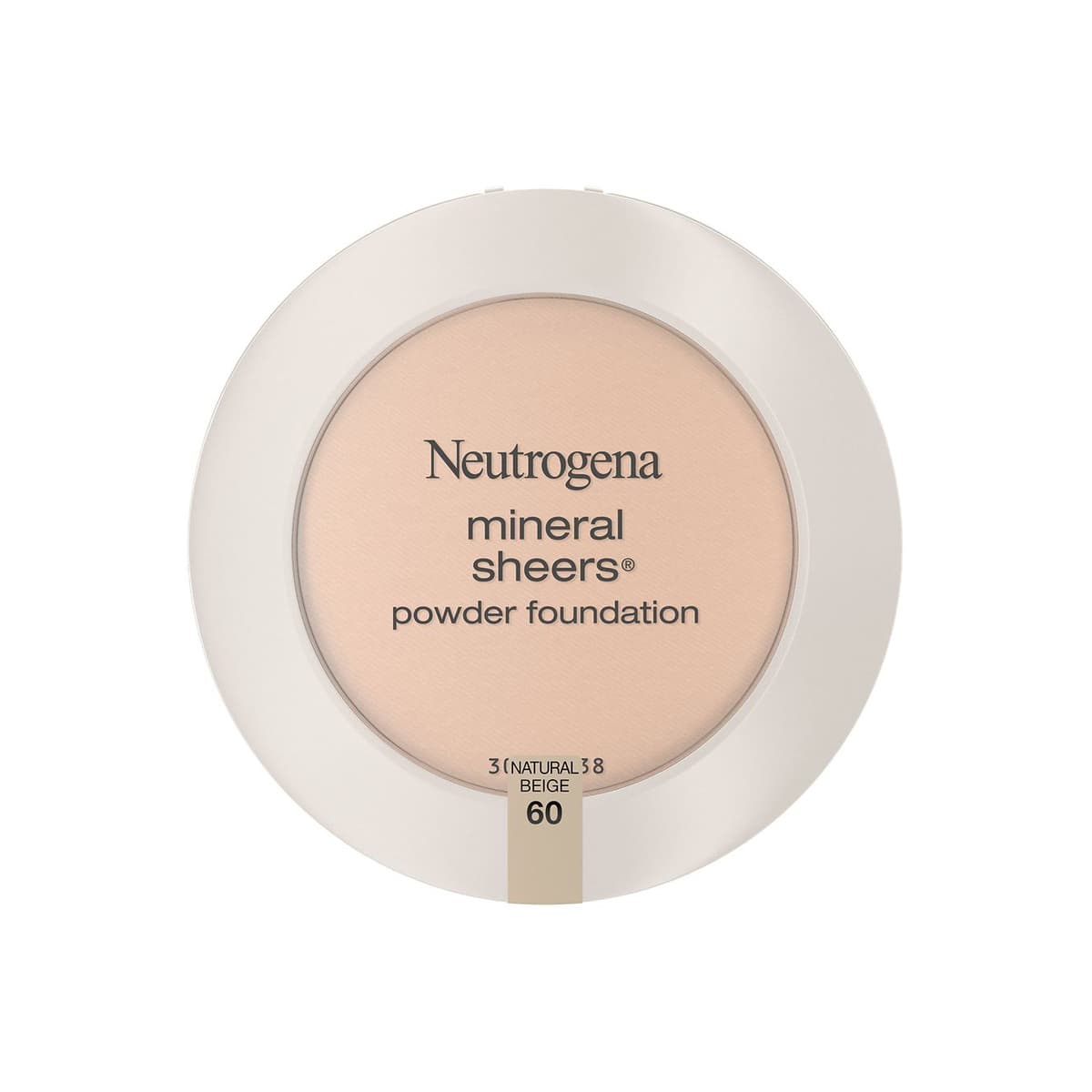 Mineral Sheers Powder Foundation, Natural Beige 60