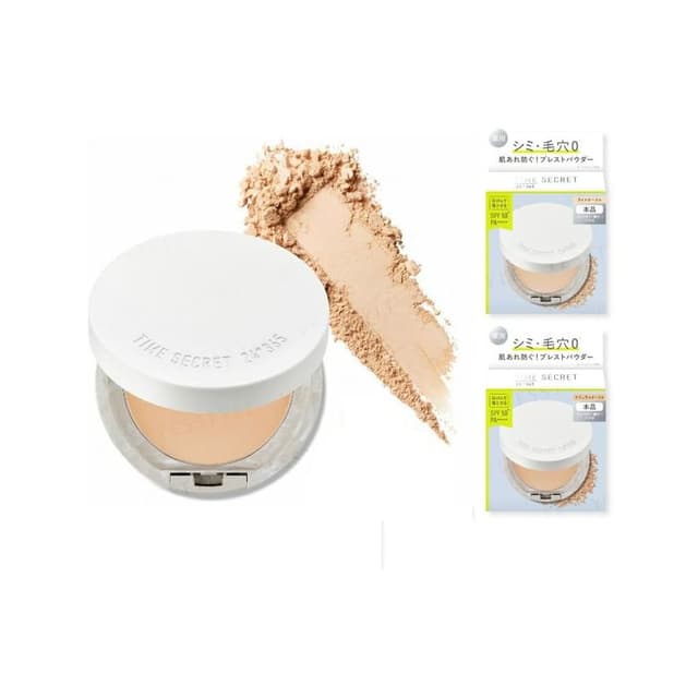 Time Secret Mineral Pressed Powder SPF 50+ PA++++, Natural Ocher
