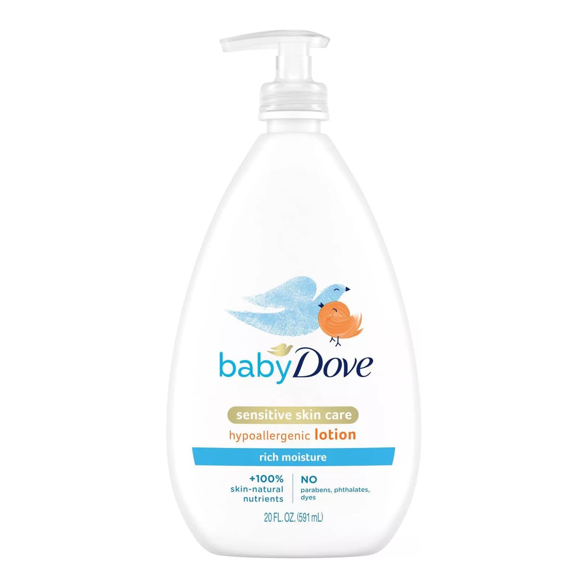 Rich Moisture Sensitive Skin Scented Hypoallergenic Lotion