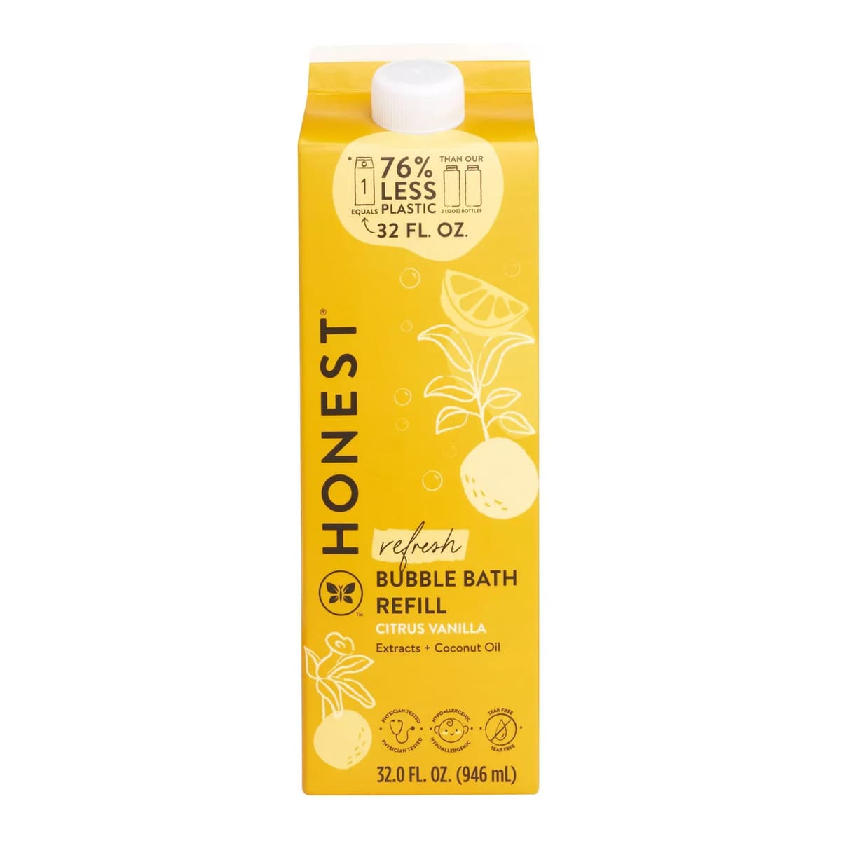 Refresh Baby Bubble Bath Refill - Citrus Vanilla