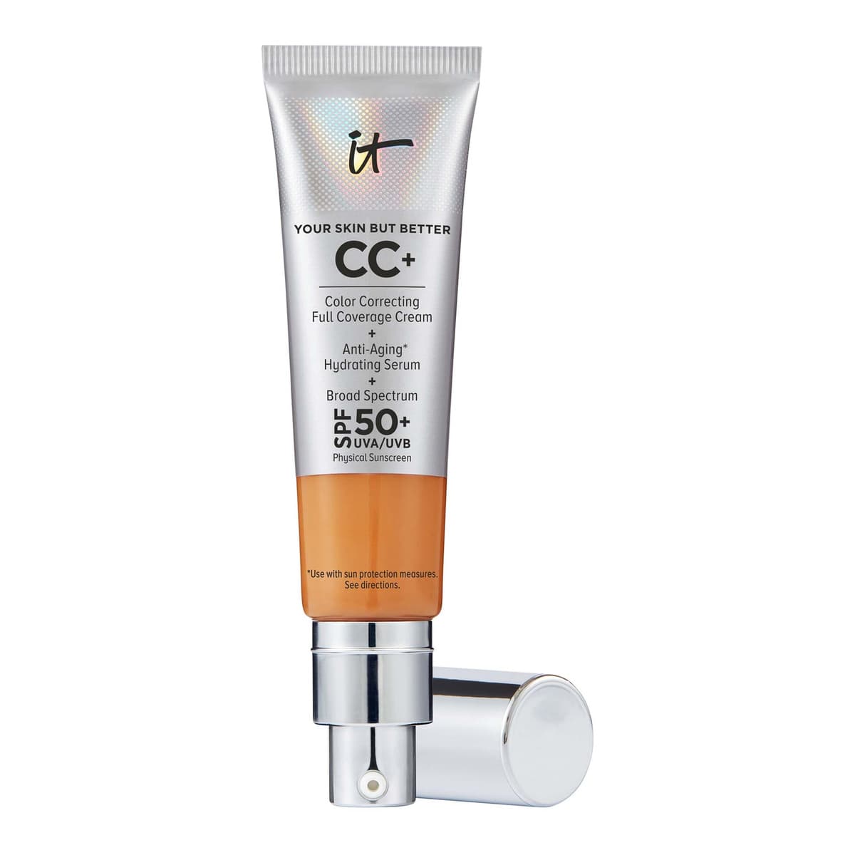 CC+ Cream Full Coverage Color Correcting Foundation with SPF 50+, Tan Rich