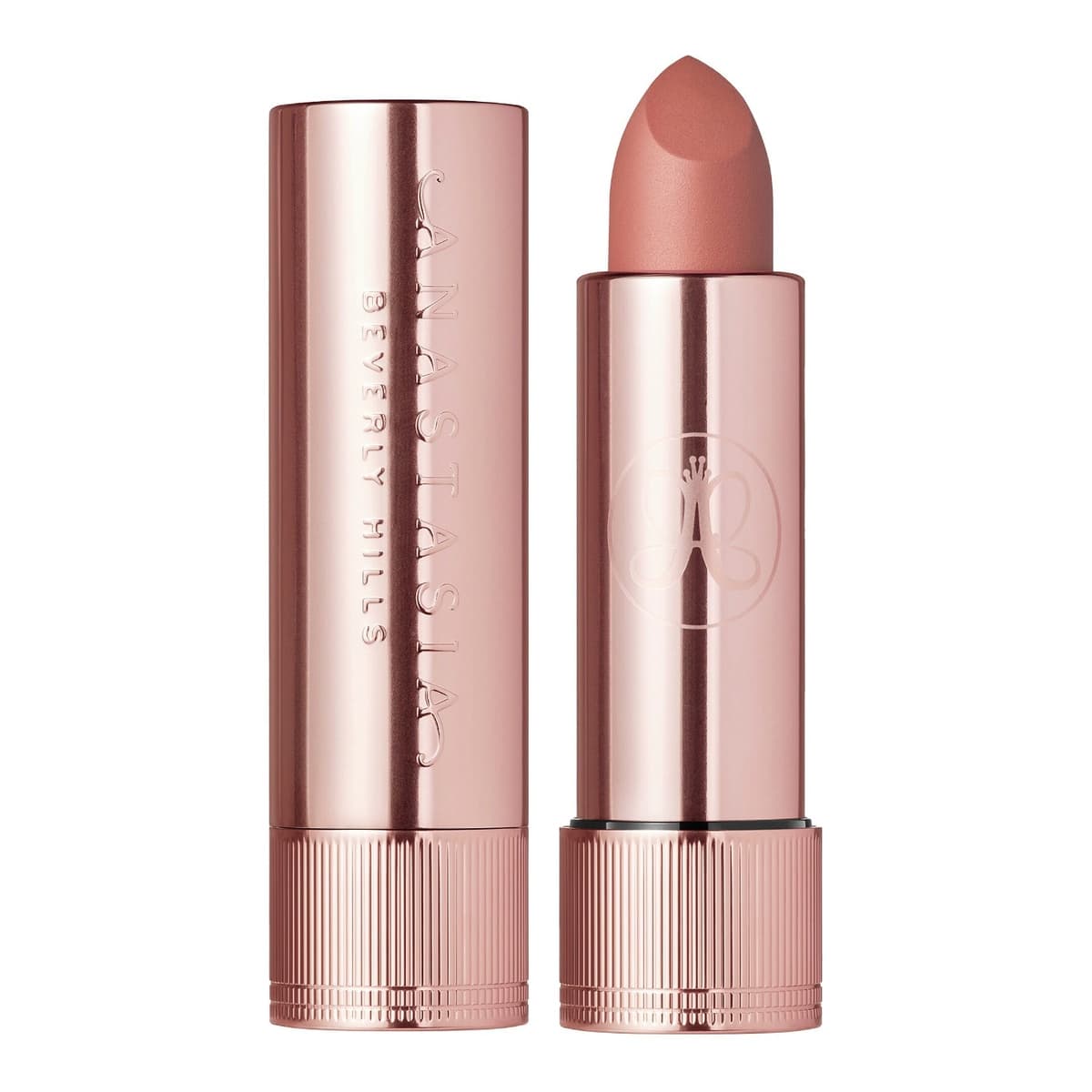 Long-Wearing Matte & Satin Velvet Lipstick, Blush Brown