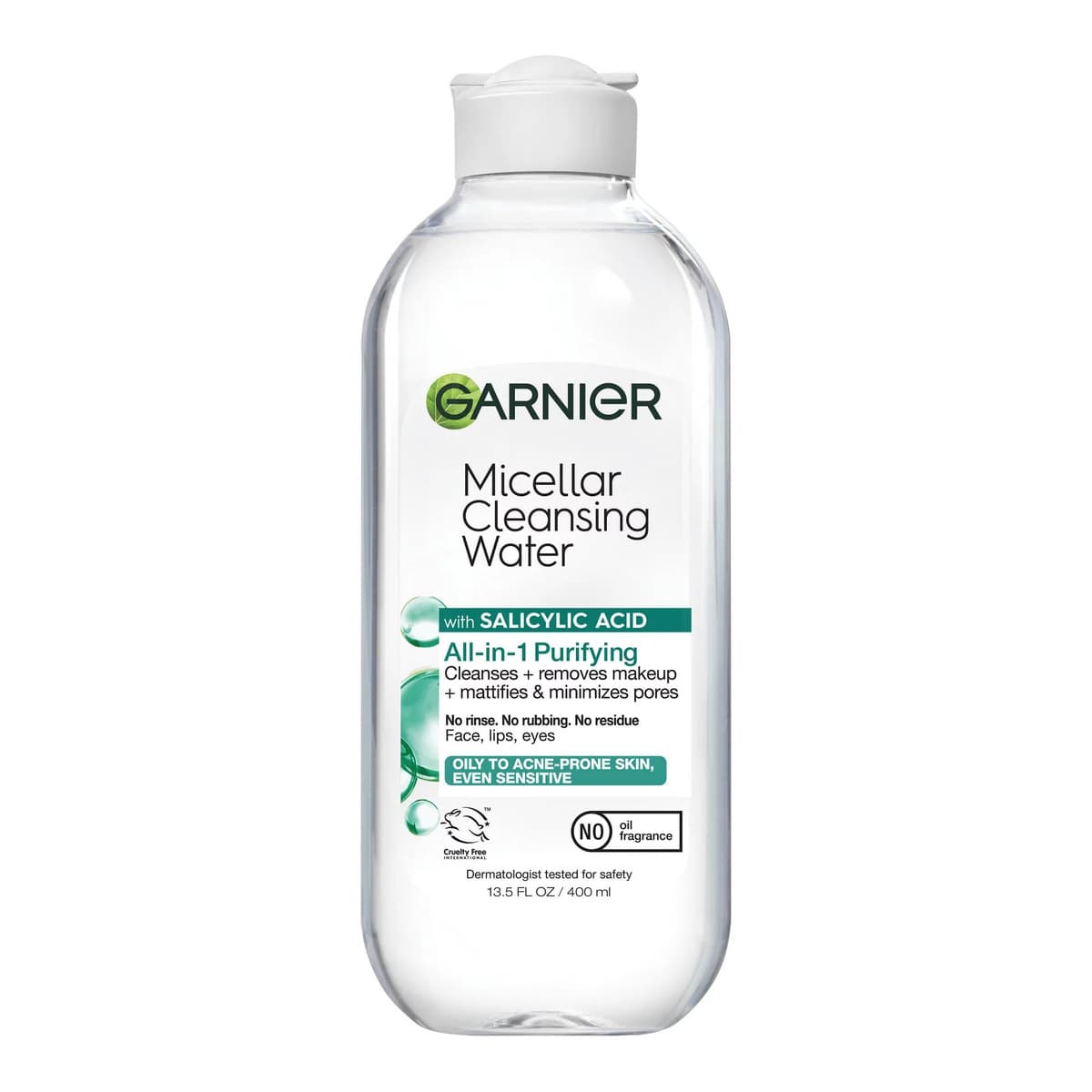 Micellar Water Purifying Facial Cleanser with Salicylic Acid Makeup Remover