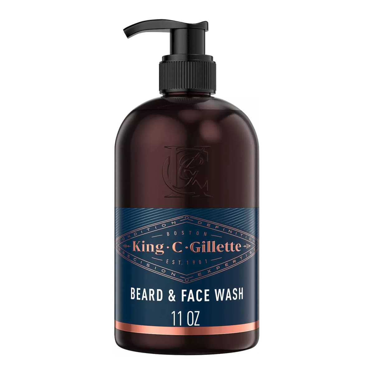 King C. Gillette Men's Beard and Face Wash with Coconut Water