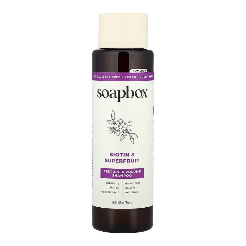 Restore & Volume Shampoo, Biotin & Superfruit
