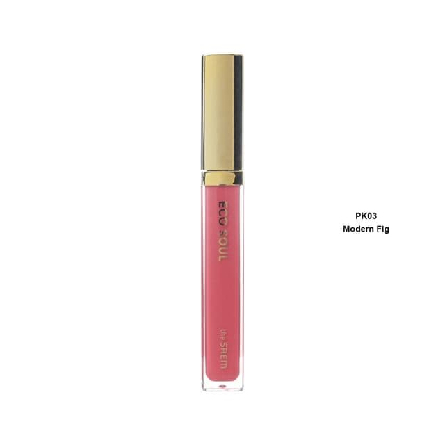 Eco Soul Shine Lip Gloss, #PK03 Modern Fig
