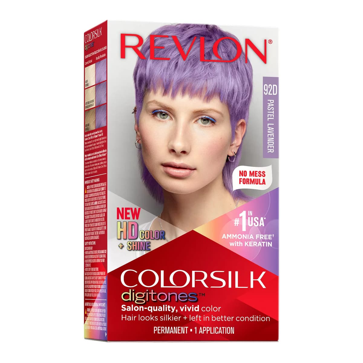 ColorSilk Digitones with Keratin Permanent Hair Color - 92D Pastel Lavender