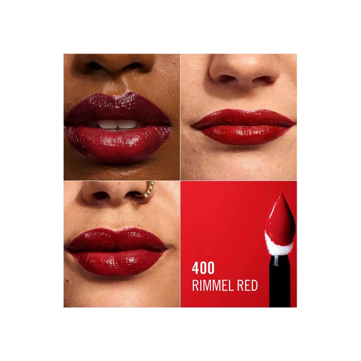 Thrill Seeker Lip Latex Lip Stain, Rimmel Red