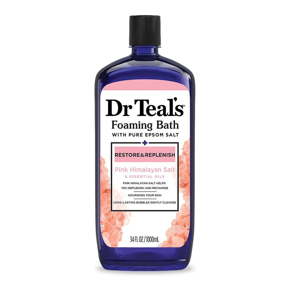 Foaming Bath Pink Himalayan Salt