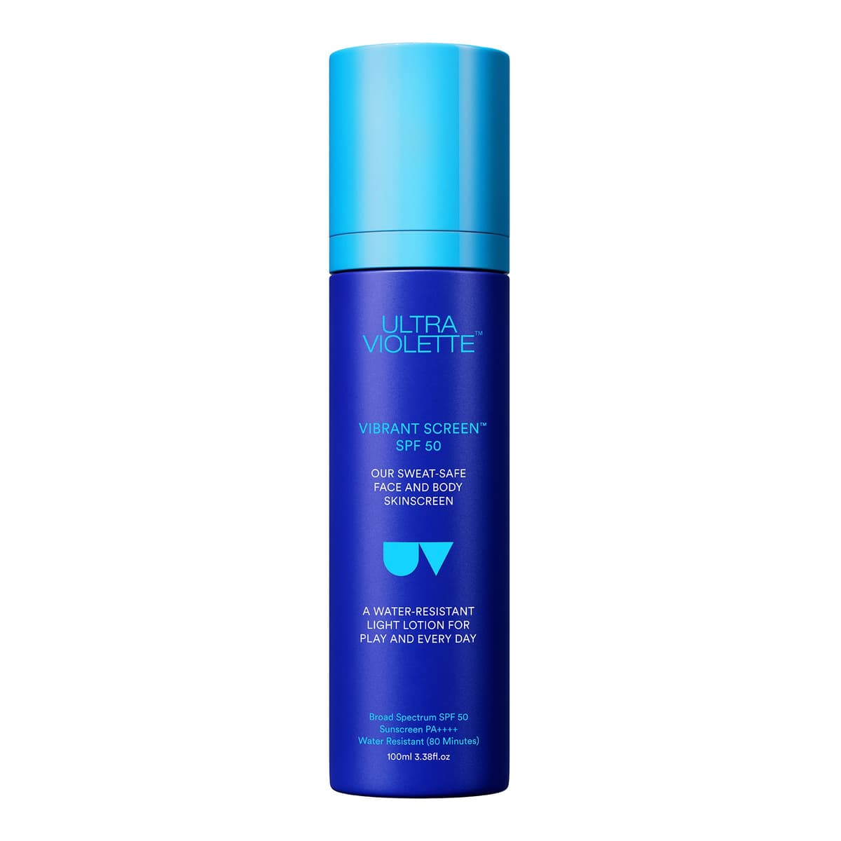 Vibrant Screen SPF 50 Water Resistant Face and Body Sunscreen