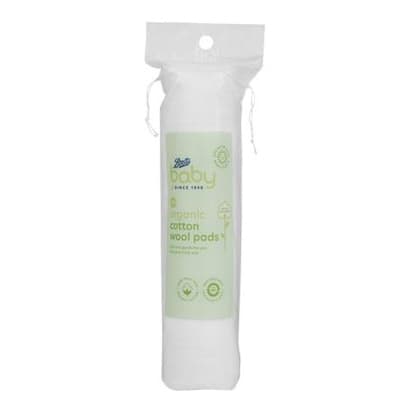 Baby Organic Round Cotton Wool Pads 100s