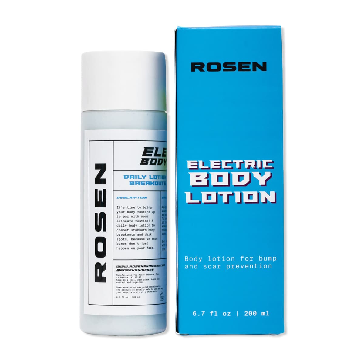 Electric Body Lotion for Body Acne and Scars