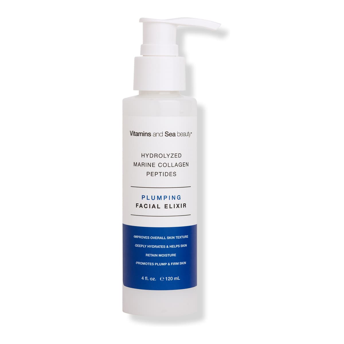 Hydrolyzed Marine Collagen Peptides Plumping Facial Elixir