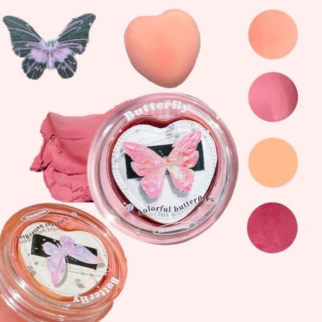 Butterfly Rhyme Air Powder Blusher Cream, #09