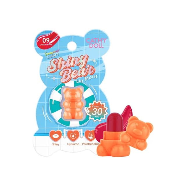 Shiny Bear Lip Moist, #09 Cherry Bomb