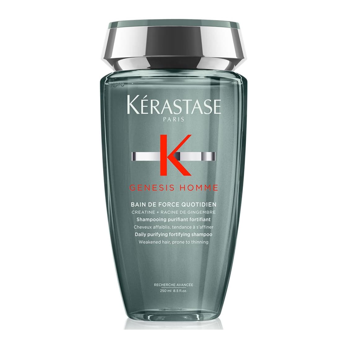 Kérastase Genesis Homme Men’s Shampoo, Daily Purifying Fortifying Shampoo, Re-energising for Scalp & Facial Hair