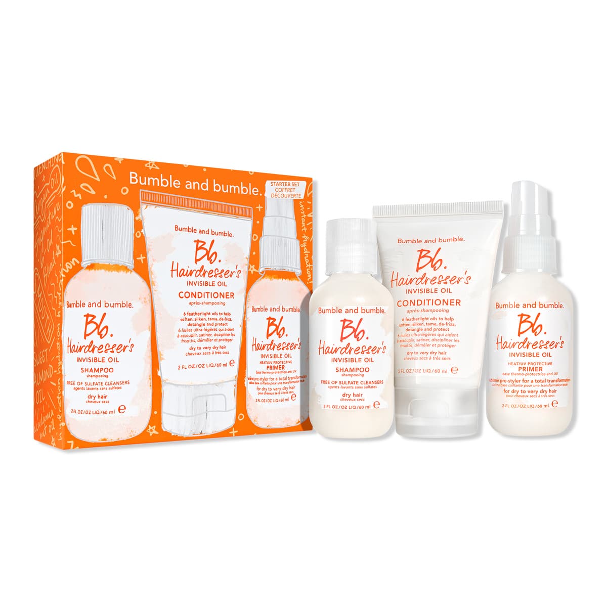 Travel-Size Hydrating + Frizz Reducing Hair Set
