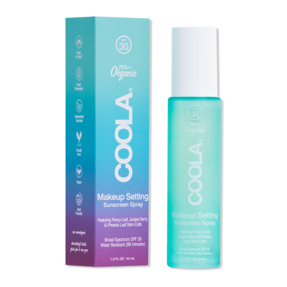 Makeup Setting Spray Organic Sunscreen SPF 30