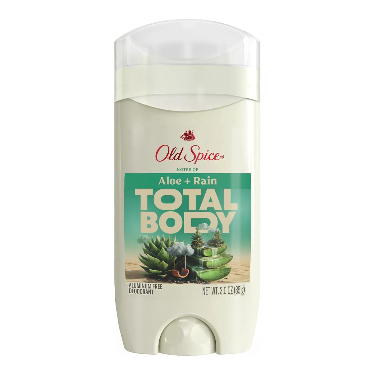 Total Body - Whole Body Deodorant - Aloe and Rain