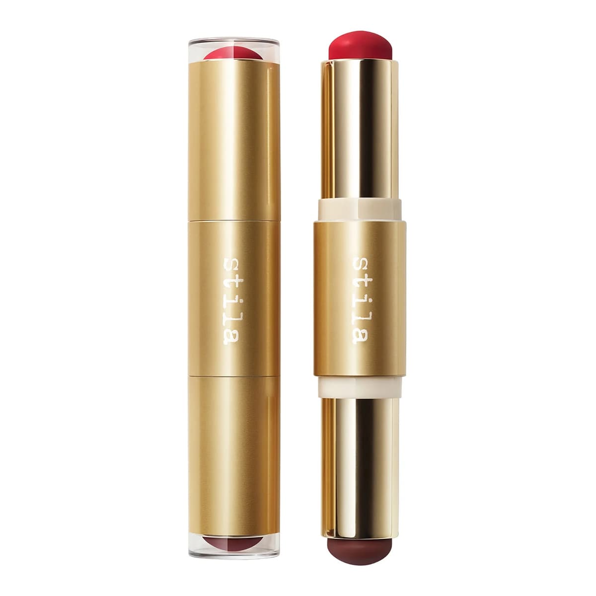 Blush & Bronze Hydro-Blur Cheek Duo, Cool Red