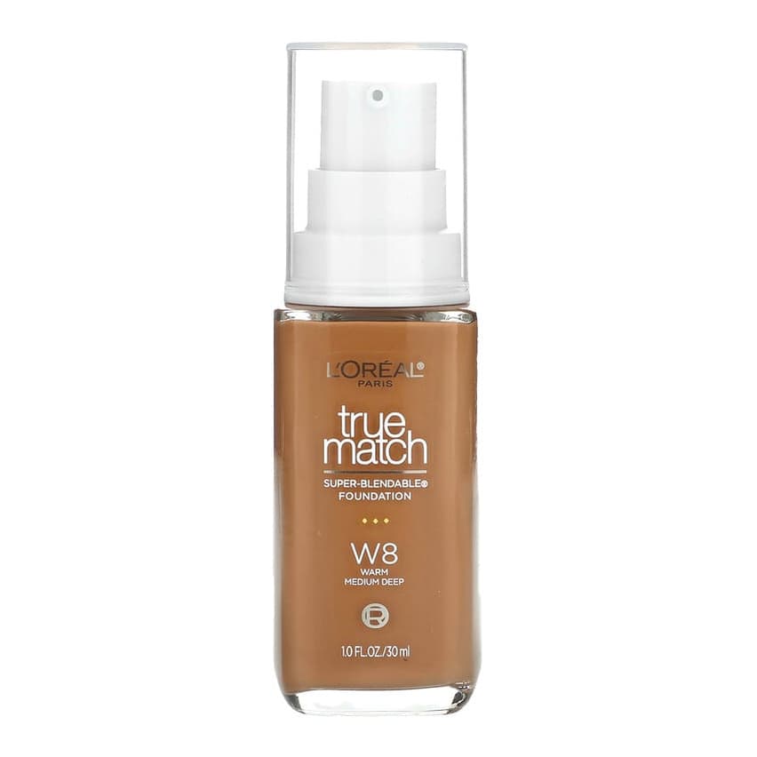 True Match, Super-Blendable Foundation, W8 Warm Medium Deep