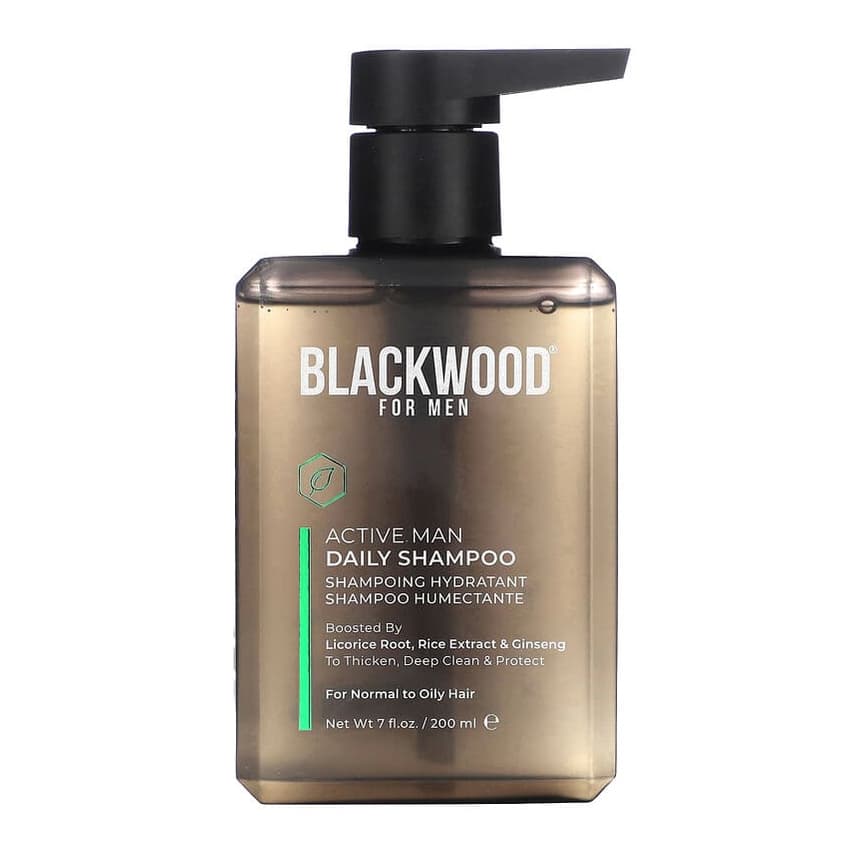 Active Man Daily Shampoo, Licorice Root, Rice Extract, & Ginseng
