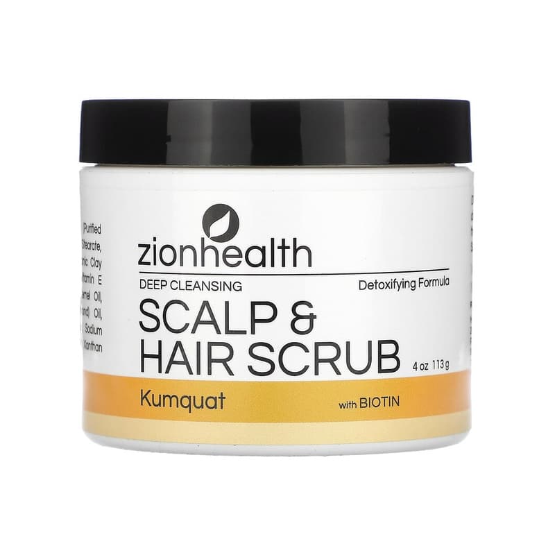 Scalp & Hair Scrub with Biotin, Kumquat