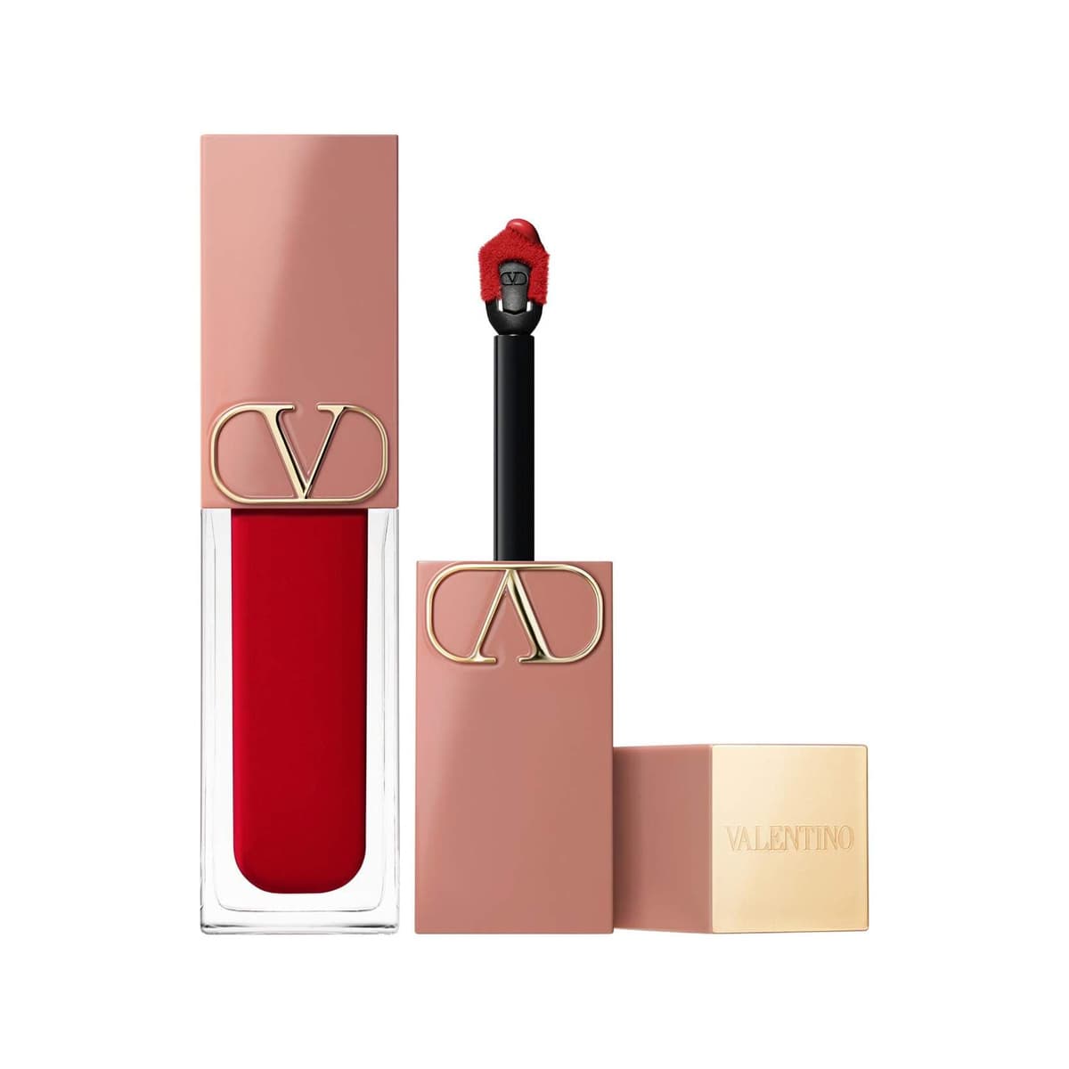 Liquirosso 2 in 1 Soft Matte Liquid Lipstick & Blush, 22A Rosso Valentino