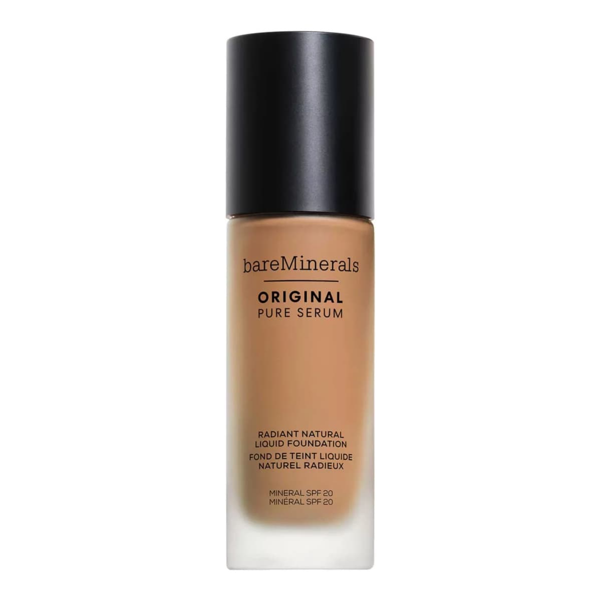 ORIGINAL Pure Serum Radiant Natural Liquid Foundation Mineral SPF 20, Medium Neutral 3.5