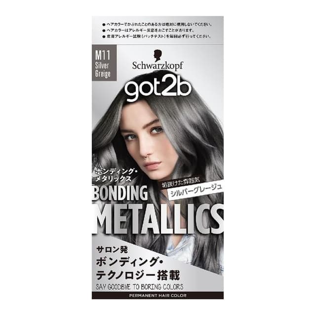 got2b Bonding Metallics Hair Color, M11 Silver Greige