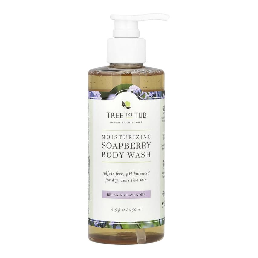 Moisturizing Soapberry Body Wash, Relaxing Lavender
