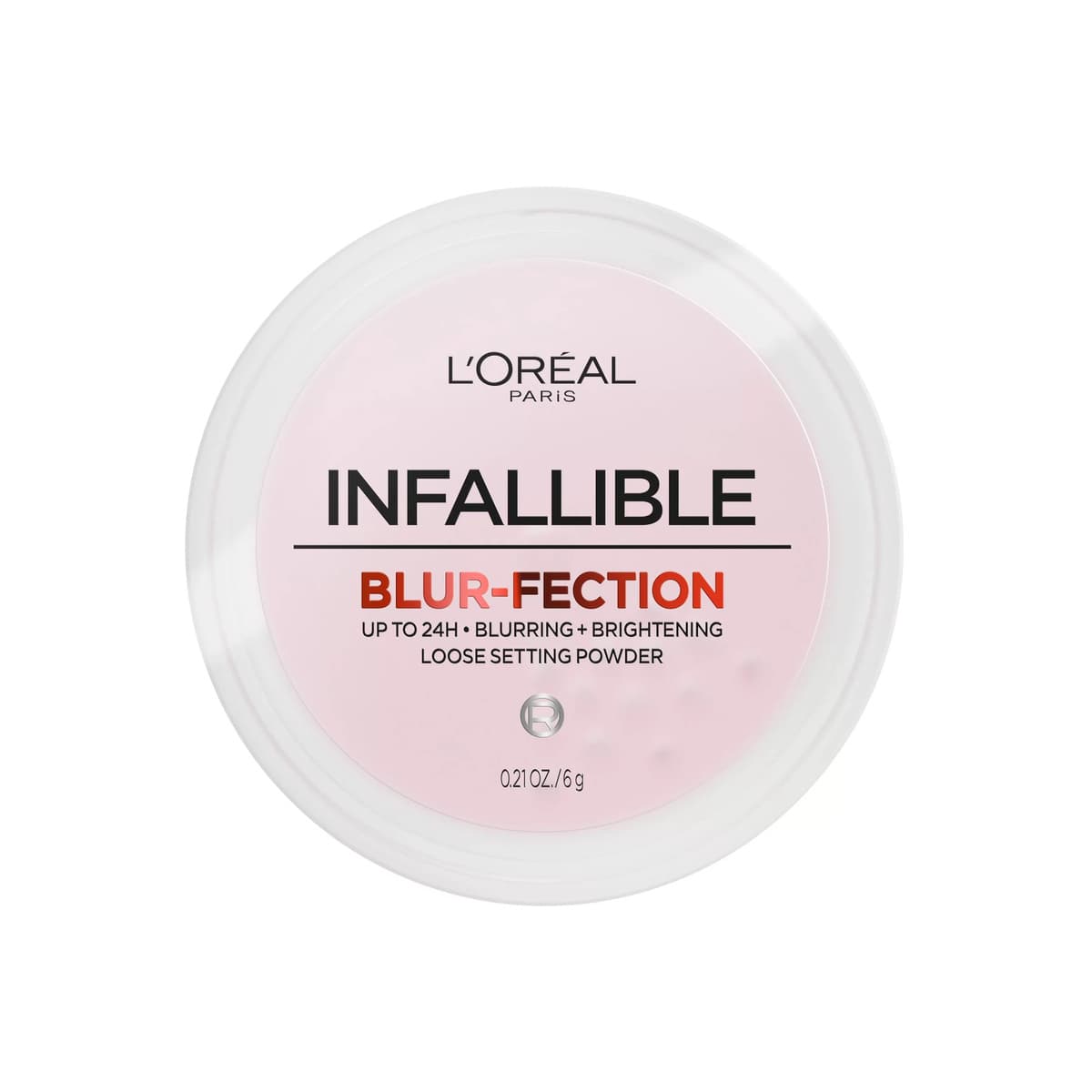 Infallible Blur-fection Longwear Loose Setting Powder, Brightening Light Pink