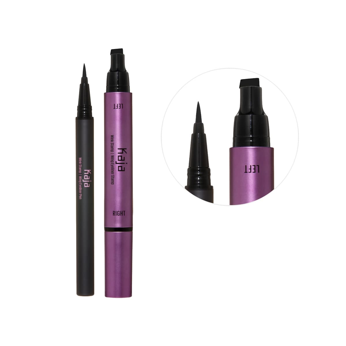 Wink Stamp Original Waterproof Wing Eyeliner Stamp & Pen, Original - Ink Black