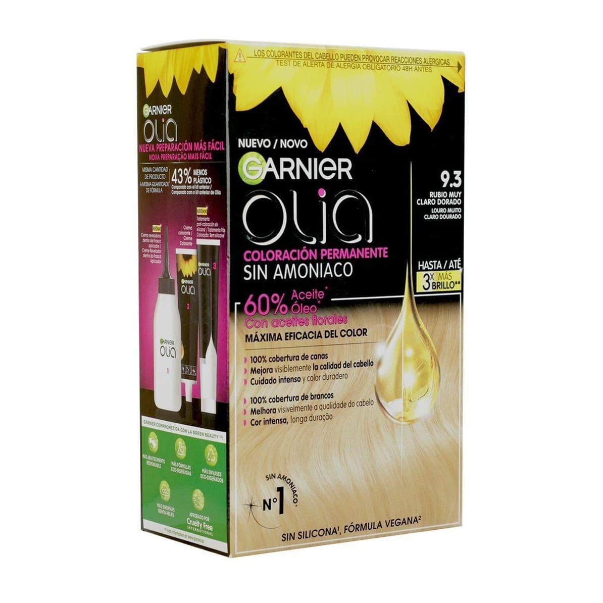 Olia Permanent Hair Dye 9.3