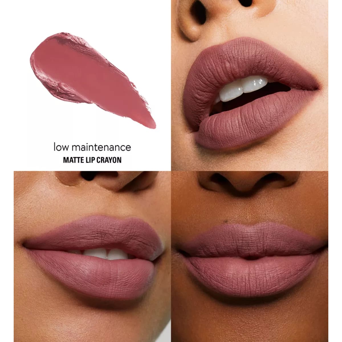 Kylie Cosmetics Matte Lip Crayon, #350 Low Maintenance