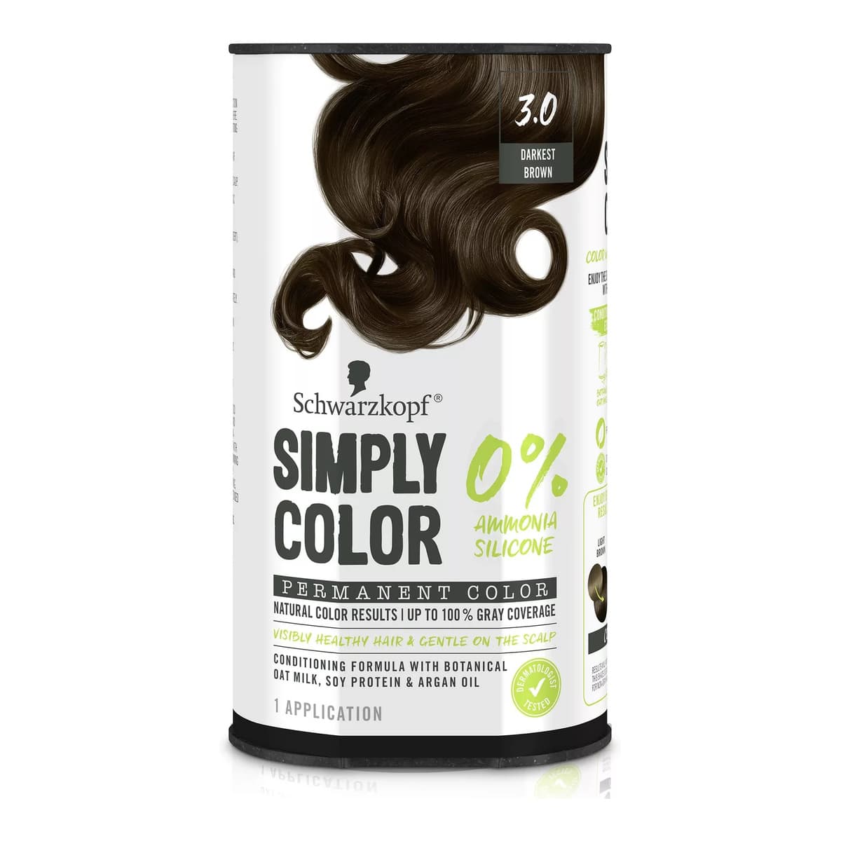Simply Color Hair Color - 3.0 Darkest Brown