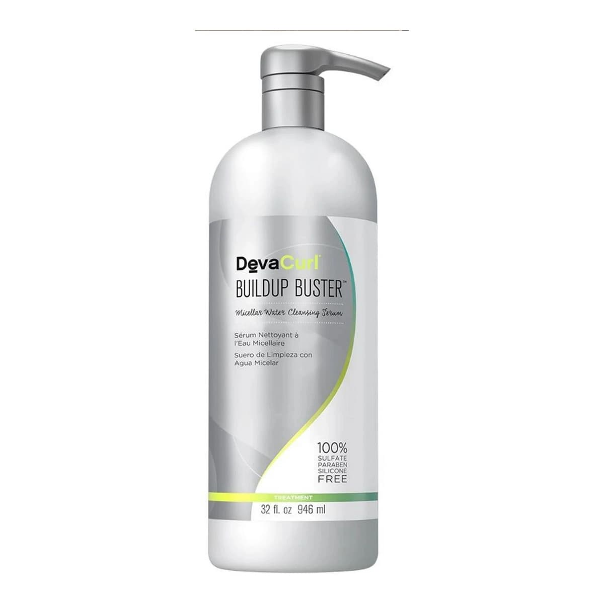 BUILDUP BUSTER Micellar Water Cleansing Serum ( XXL Liter) Diva Curl Clarifying Cleanser Deva Shampoo | Deva Curl