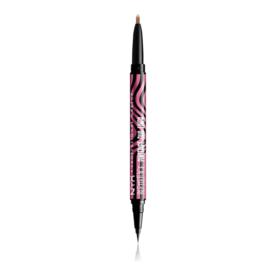 Beetlejuice Pinstripe Duo Liner, #01 Pink Chrome 0.