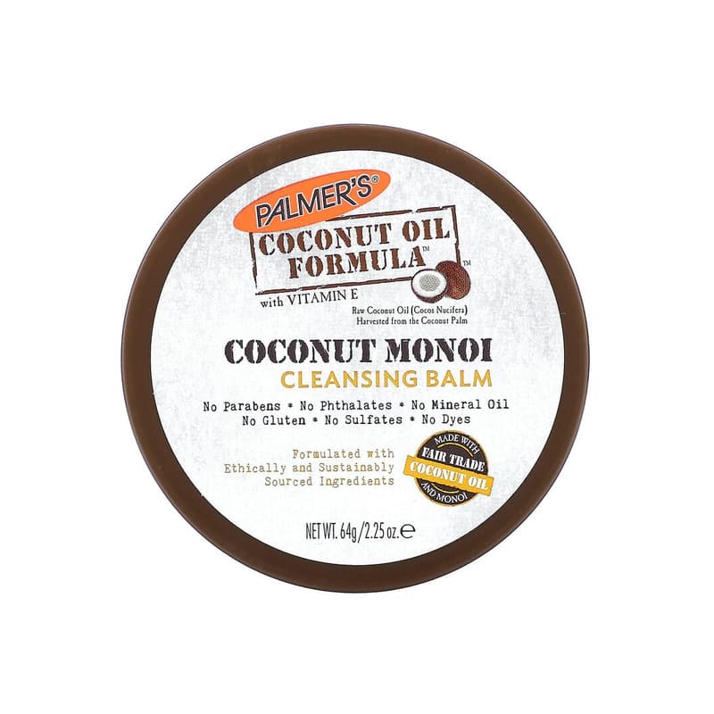 Coconut Oil Formula with Vitamin E, Coconut Monoi Cleansing Balm