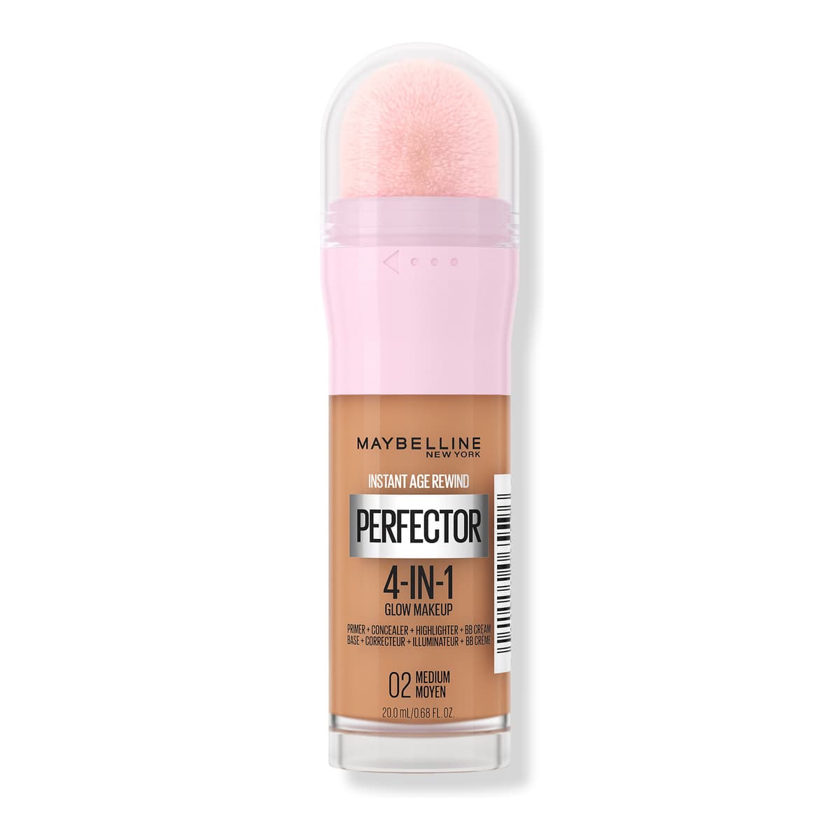 Instant Age Rewind Instant Perfector 4-In-1 Glow Makeup, #02 Medium